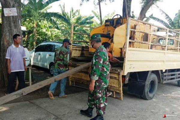 Sempurnakan Pemberman Jalan Tmmd Tni Kerahkan Alat Berat