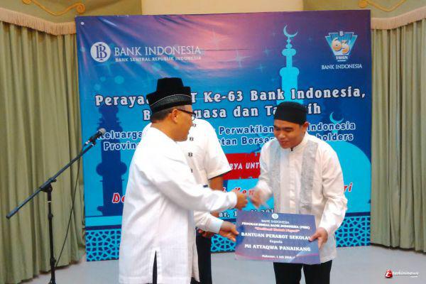 Usia 63 Tahun Bank Indonesia Serahkan Bantuan Pembangunan Dan Perabot Sekolah Terkininews Com